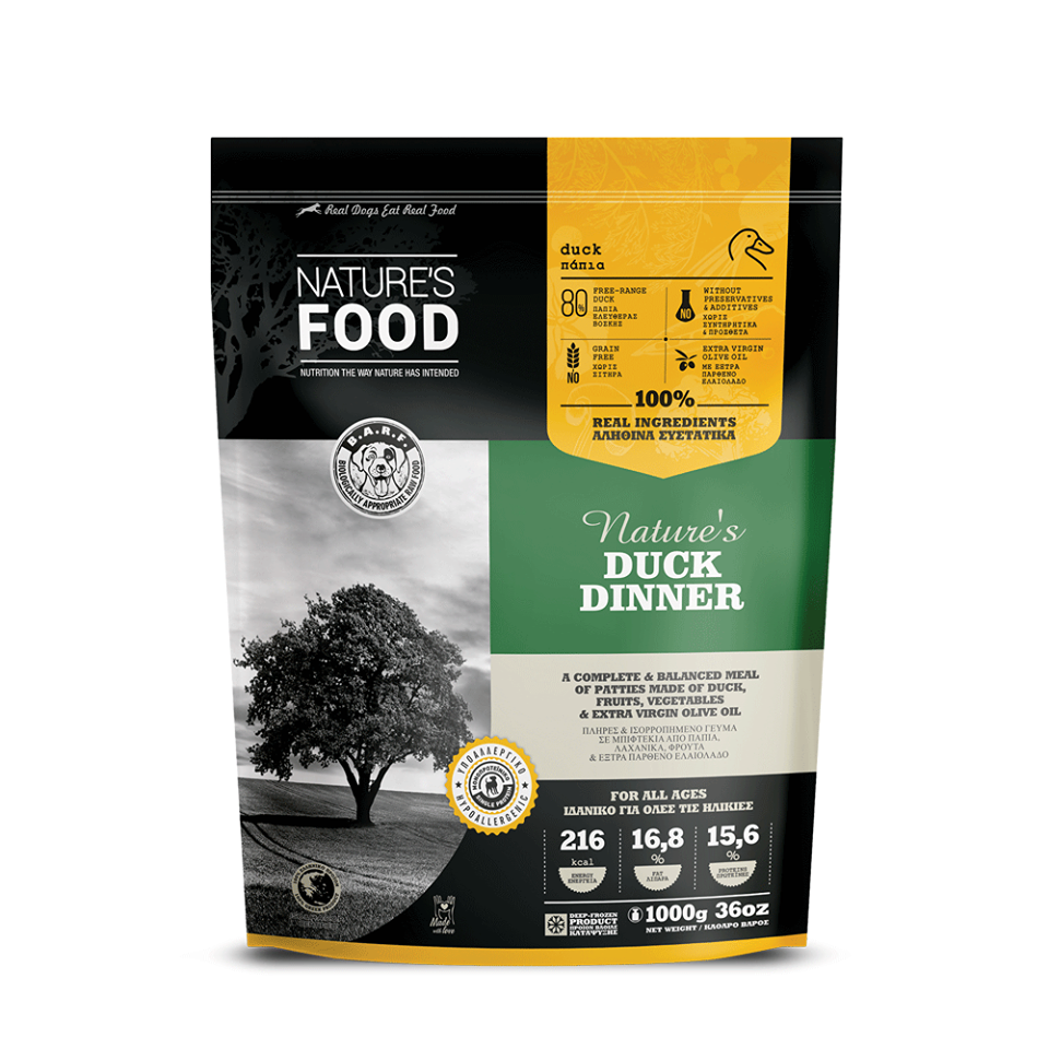 Duck dinner Patties 1kg